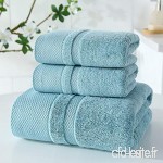 Ensemble de serviettes en coton trois pièces  ensemble de serviettes épaisses  serviette nettoyante  grande serviette en tube TXFG Color : E - B07VPF5QPL
